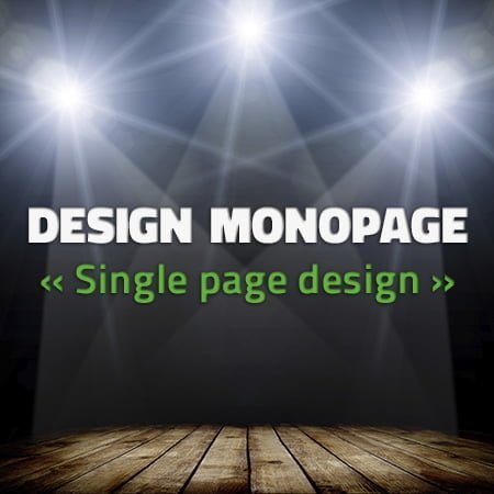 La tendance du design de site monopage ou « single page design »
