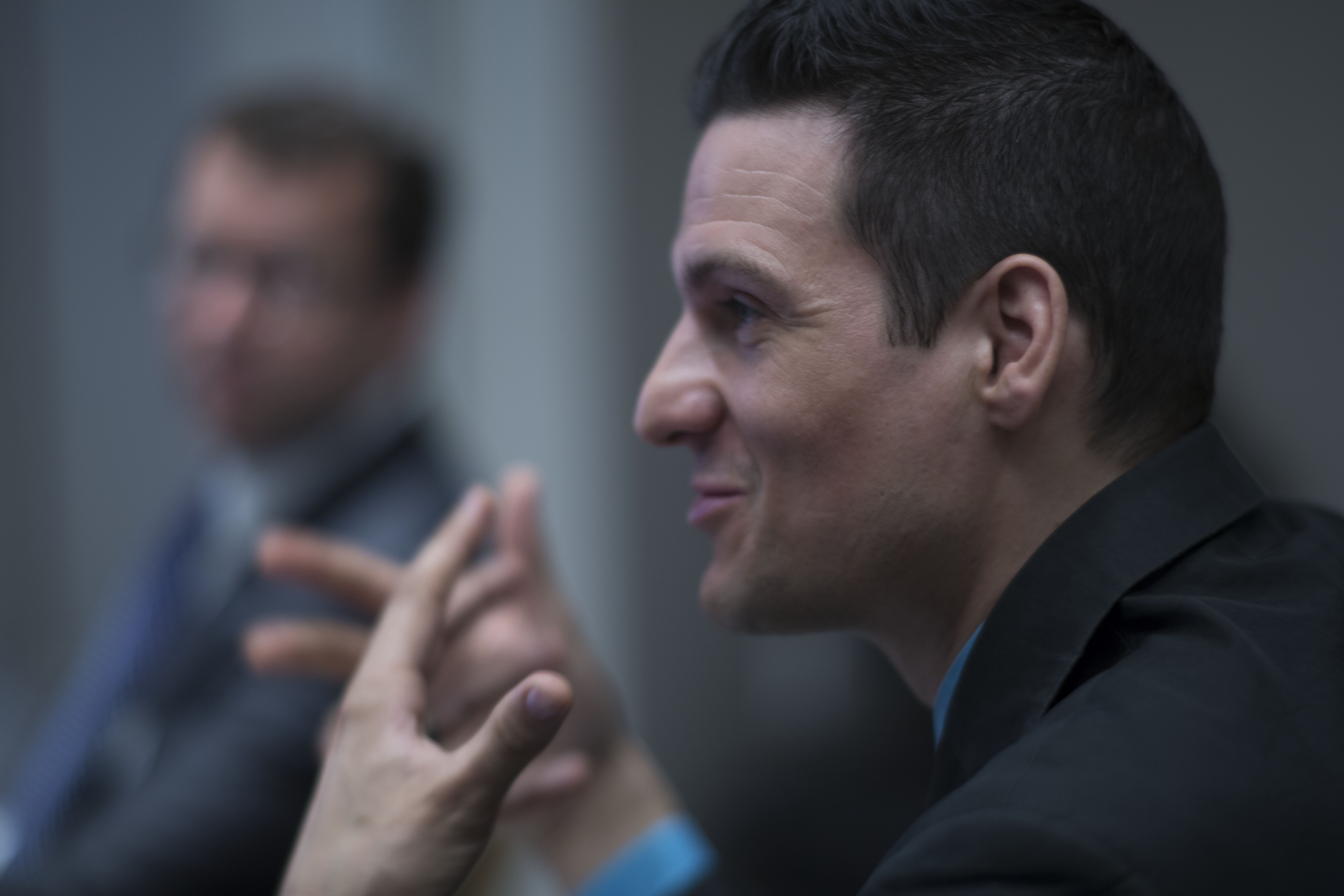 Gilles Barbot en discussion