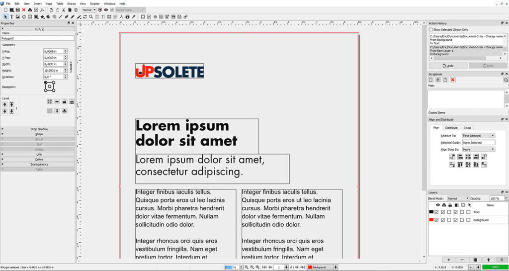 Scribus-Upsolete