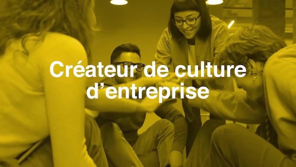 Happy Culture | Image avec un filtre jaune inscrite "Créateur de culture d'entreprise